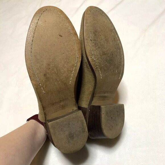 Madewell Ankle Boots Womens Size 8 Brown The Cait Leather & Suede Ankle Booties - Picture 4 of 9